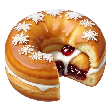 Filled Jam Donut Bombs sticker