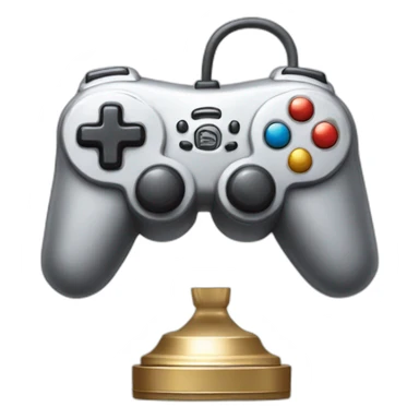 game controller trophy sticker