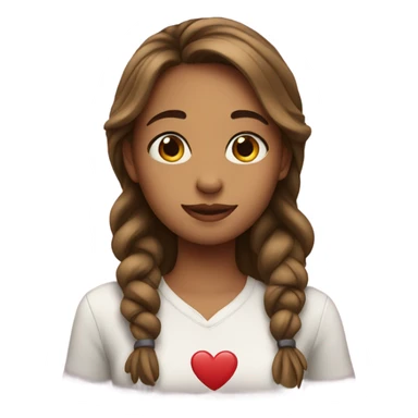 Girl in love sticker