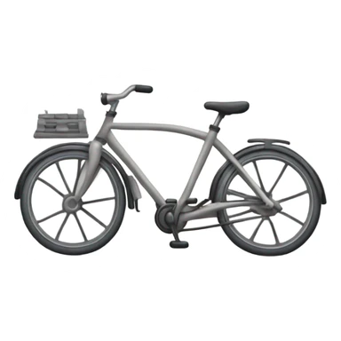 Deux vélos aux roues avant se touchant doucement, dans une scène romantique et ludique, avec une ambiance extérieure et des couleurs douces sticker