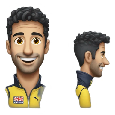 Daniel Ricciardo sticker