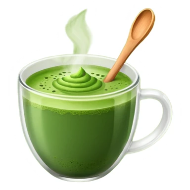 Matcha tea sticker