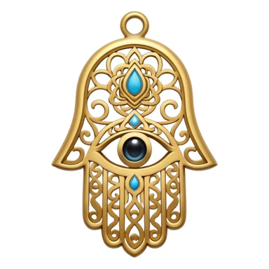 hamsa charm symbol sticker