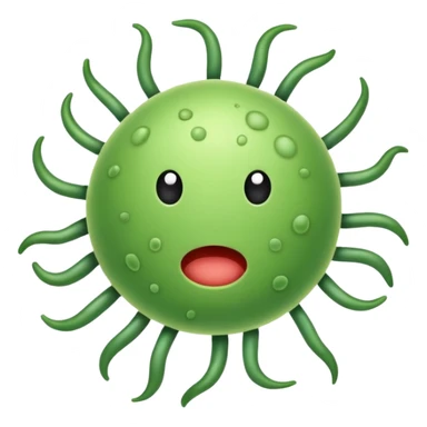 microbe germ icon sticker
