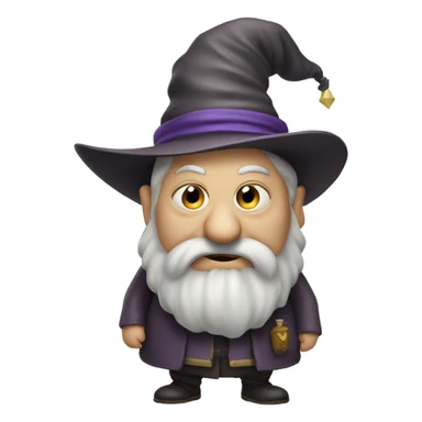 stinky fat wizard smelly sticker
