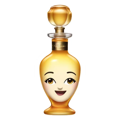 coquette perfume bottle sticker