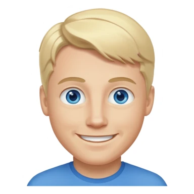 Nick Byrne blue eyes, blonde hair sticker