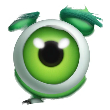 Monsters Inc one eye green sticker