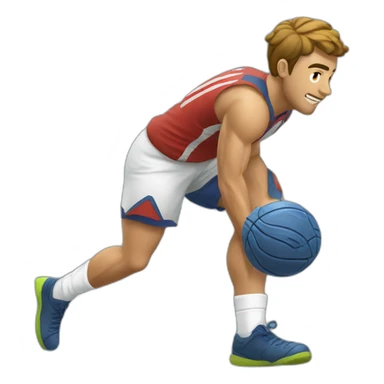 Jogador de sepak sticker