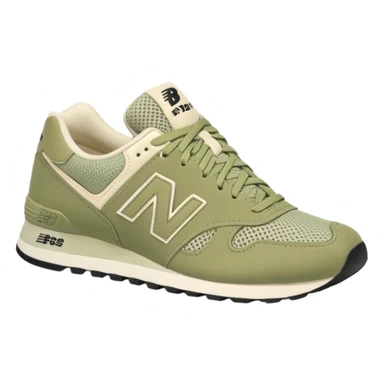 pale olive new balances sticker