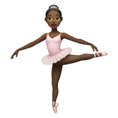 black ballerina sticker