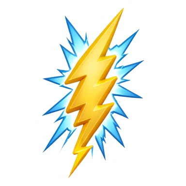 Lightning sticker