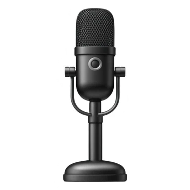 studio microphone device sticker