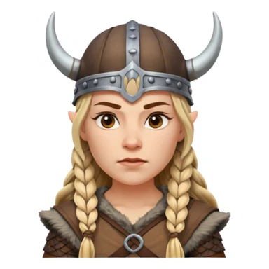 female viking sticker