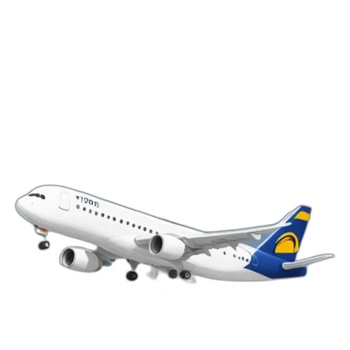 Torre barajas con avion sticker