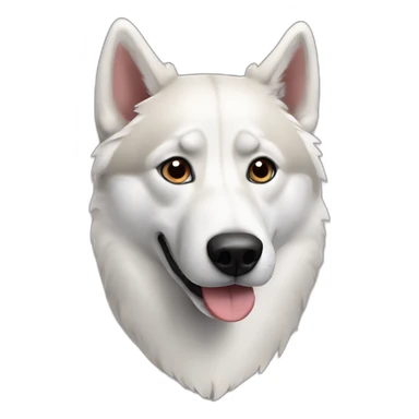 alaskan husky sticker