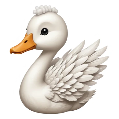  goose with bow sticker