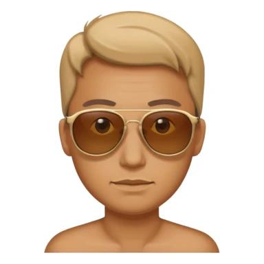 Lauch mit Sonnenbrille  sticker