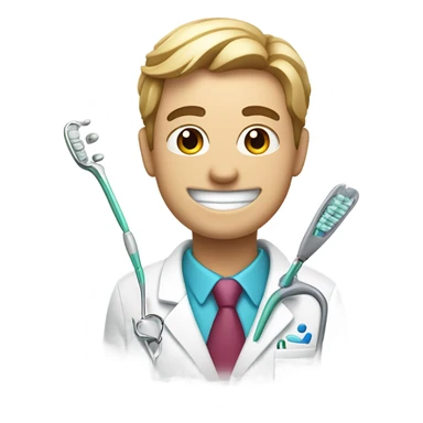 Dentist cool yeah sticker