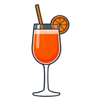 Aperol Spritz cocktail sticker