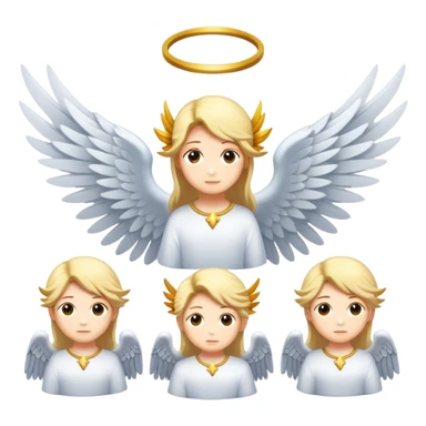 6 winged seraphim sticker