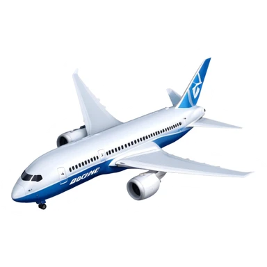 Boeing 787 Dreamliner - Boeing (Model Year: 2022) (Iconic colour: White with blue) sticker