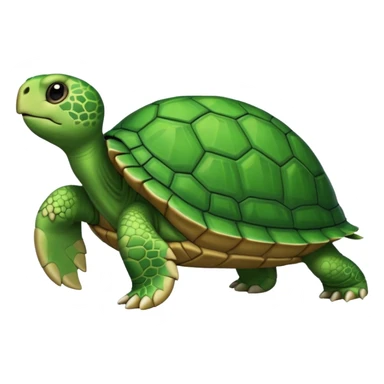 Une tortue avec un très très long cou sticker