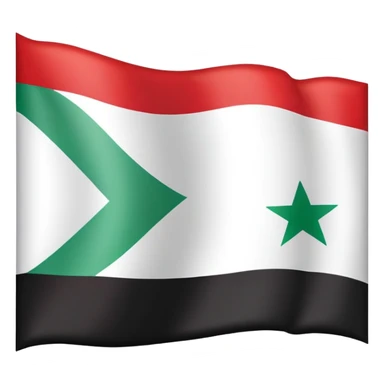 Syrian flag sticker