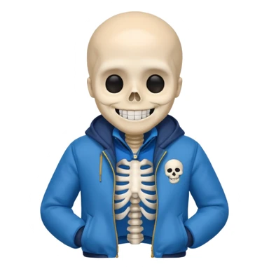 sans the skeleton sticker