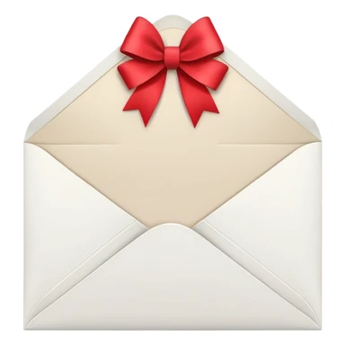 greeting card in envelope sticker