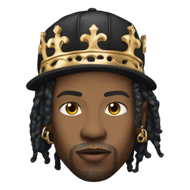 King von the rapper sticker