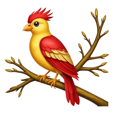 liverpool bird on the branch of tree sticker