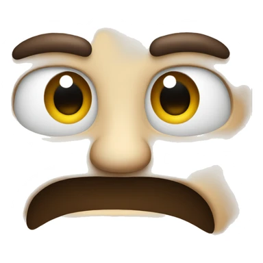 a smile and sly eyes sticker