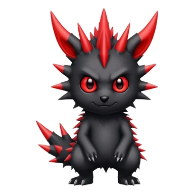 Cute edgy cartoonic anime-Fantasy-Fakémon-creature (full body) sticker