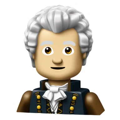 Wolfgang Amadeus Mozart lego full body sticker