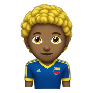 Colombia soccer player sticker