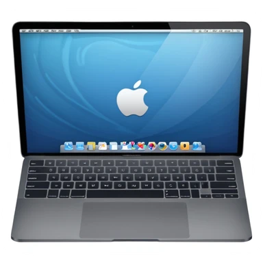 MACBOOK IN THE BACKSIDE sticker