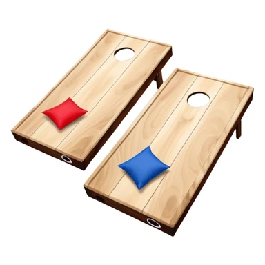 Cornhole emoji sticker
