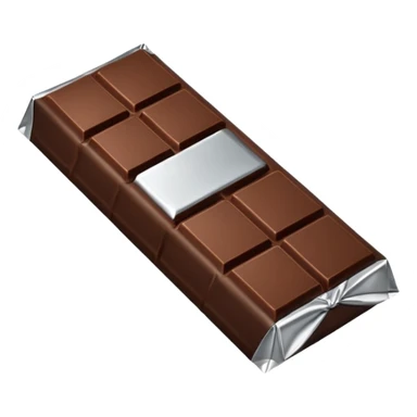 a chocolate bar sticker