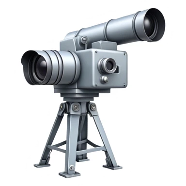 Camera on the end of a crane sticker