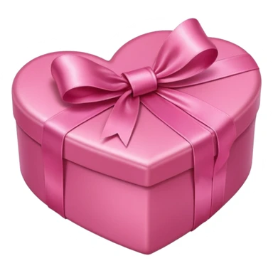 gift pink heart sticker