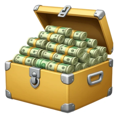 unlocked vault full of cash sticker