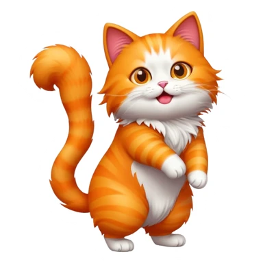 Twerking cat sticker