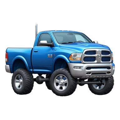 ram truck from the side sticker