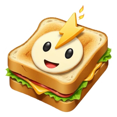 Sandwich exclamation point  sticker