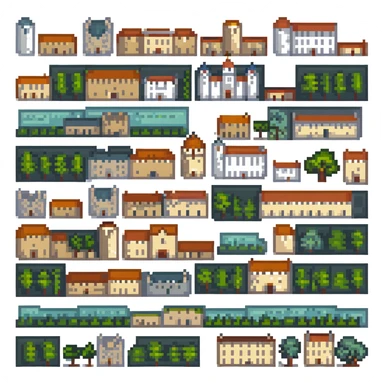 Poitiers cityscape or landmark, France sticker