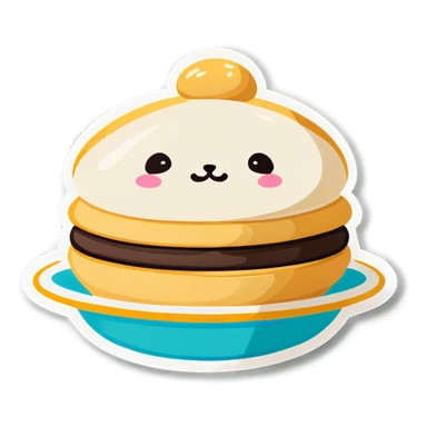 Bao bun with style sticker