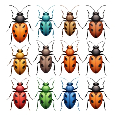 bunch of bugs sticker