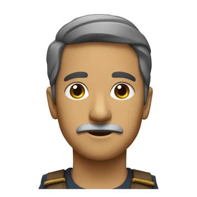 Tres pontos em pé sticker