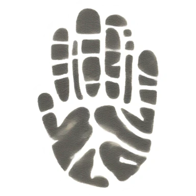 Smudged fingerprints  sticker